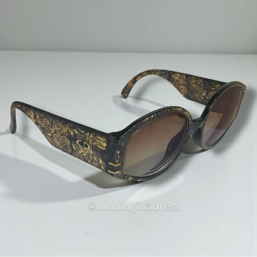Vintage Christian Dior Logo Optyl Sunglasses 2603A 50 - Picture 4 of 15